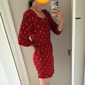 Market & Spruce Red Mini Dress XS
